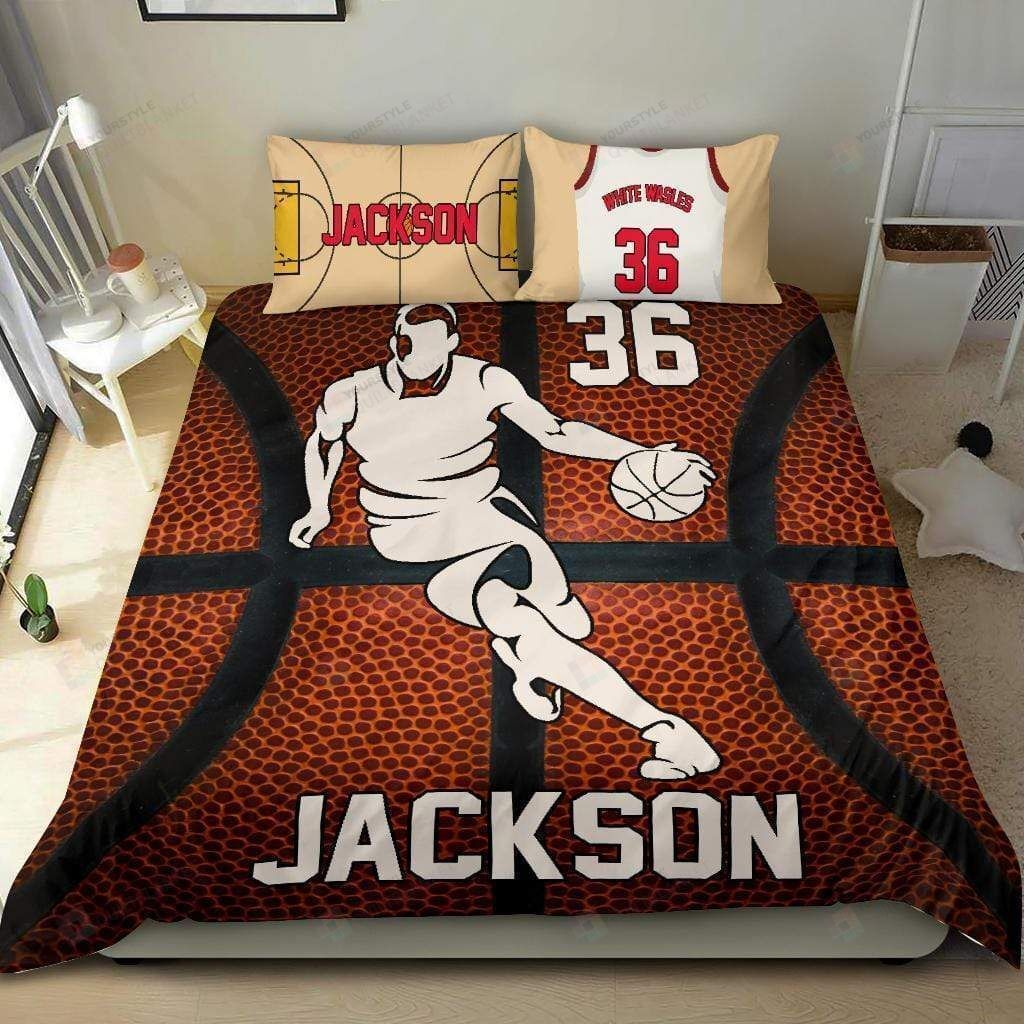 Custom Duvet Cover Basketball Bedding Set