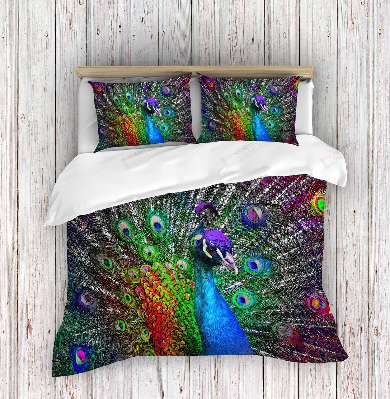 Peacock Bedding Set Bed Sheets Spread Comforter Duvet Cover Bedding Sets