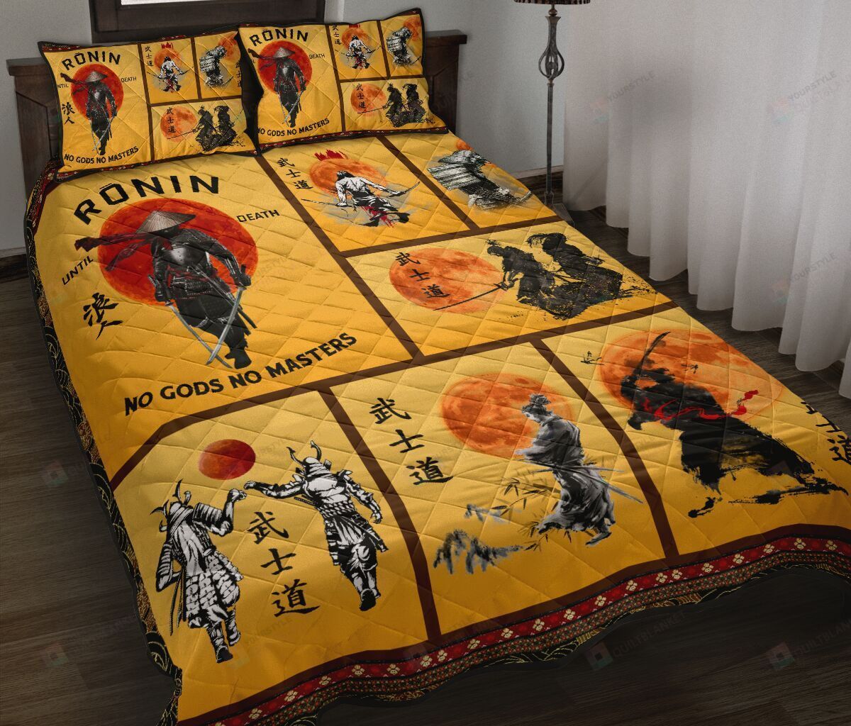 Ronin The Last Samurai Quilt Bedding Set