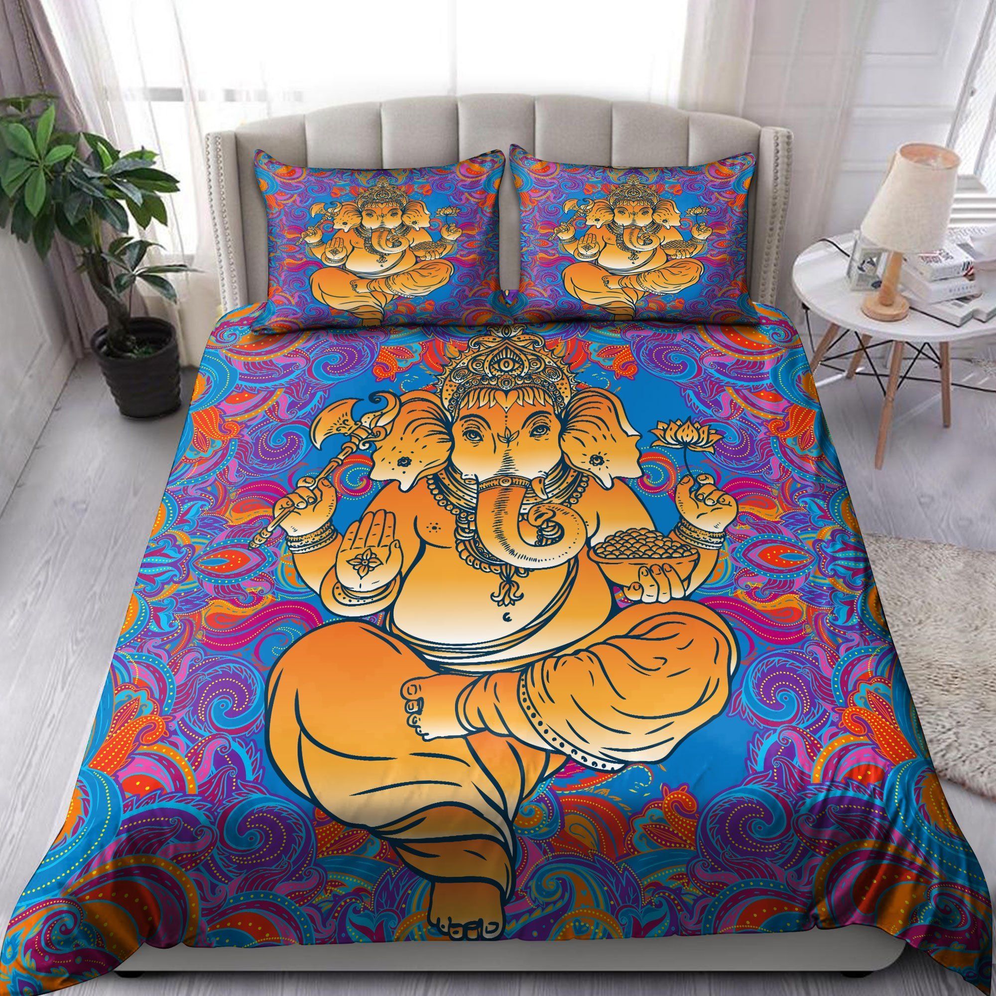 Ganesha Bedding Set Bed Sheets Spread Comforter Duvet Cover Bedding Sets