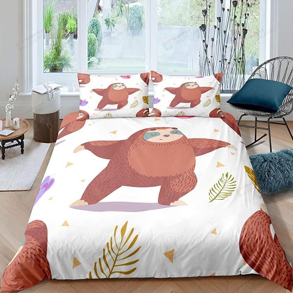Sloth Dancing Bed Sheets Duvet Cover Bedding Sets
