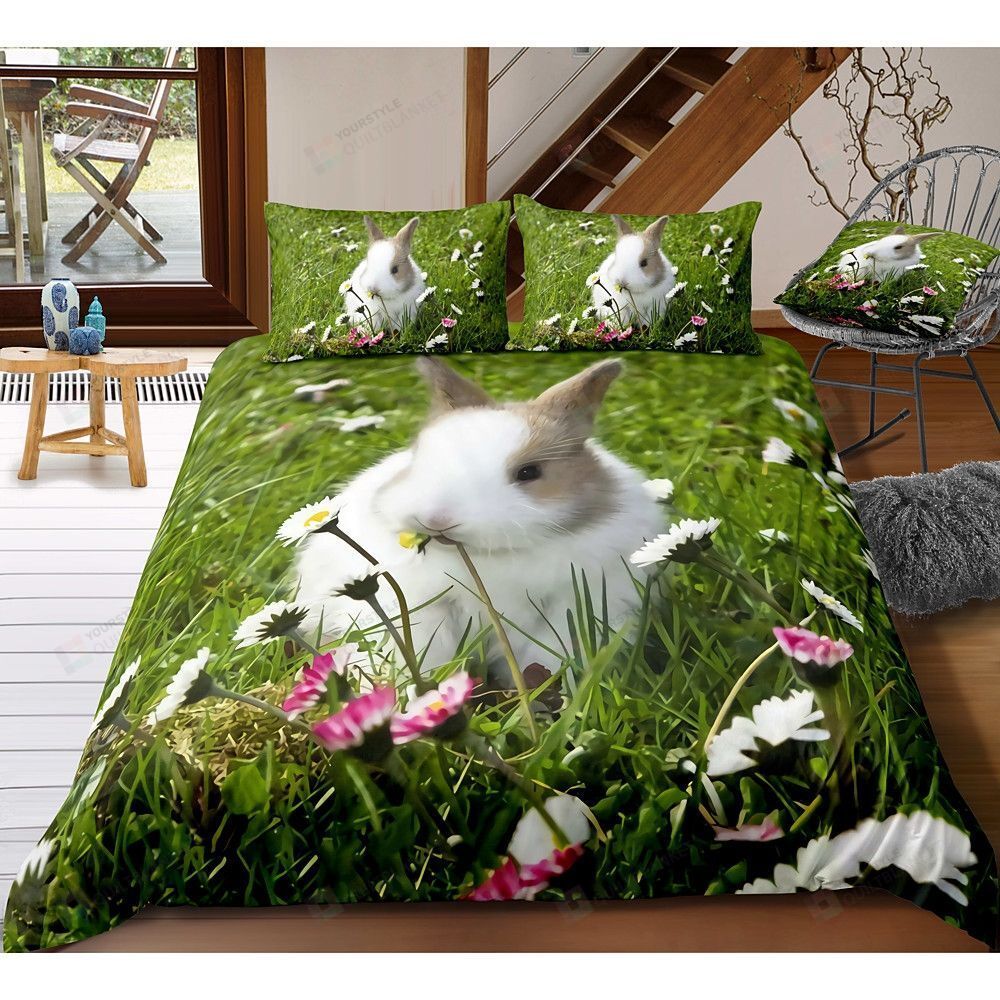 Easter Bunny Bedding Set Bed Sheets Spread Comforter Duvet Cover Bedding Sets