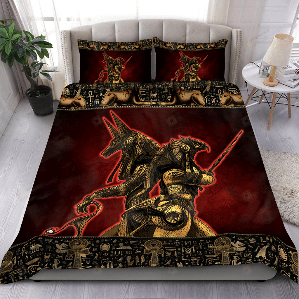 Osiris Ancient Egyptian Bedding Set Bed Sheets Spread Comforter Duvet Cover Bedding Sets