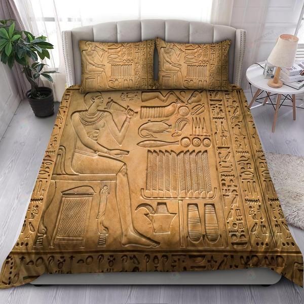 Ancient Egypt Art Bedding Set Bed Sheets Spread Comforter Duvet Cover Bedding Sets