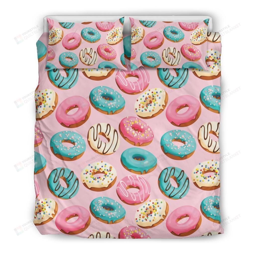 Donut Cotton Bed Sheets Spread Comforter Duvet Cover Bedding Sets