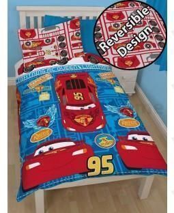 Disney Cars Deconstructed Single Duvet Cover Set - Disney Cars Bedding