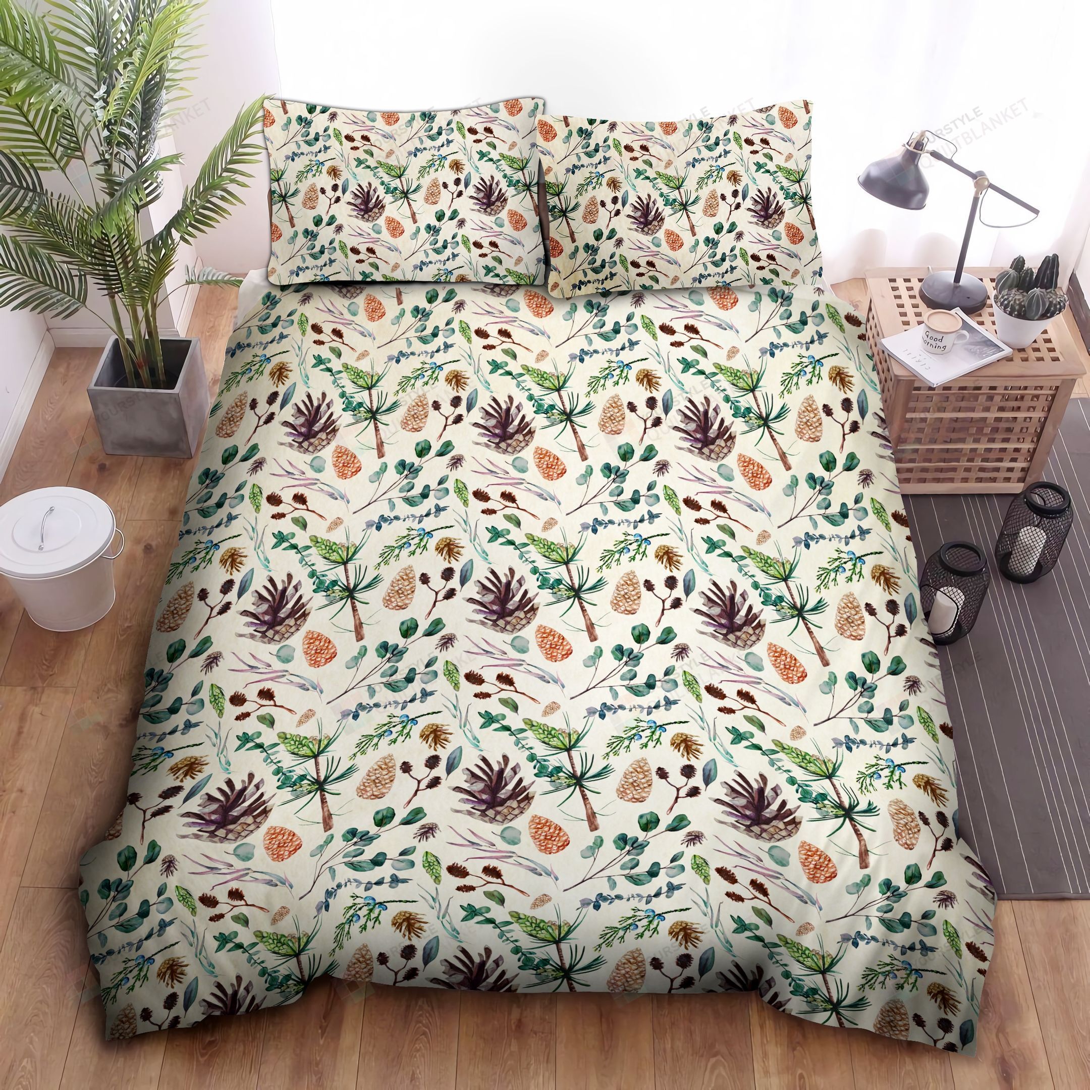 Pinecone Bedding Set (Duvet Cover & Pillow Cases)