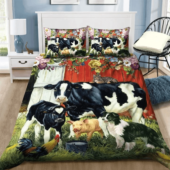 Farm Animals Bedding Set Bed Sheet Spread Comforter Duvet Cover Bedding Sets