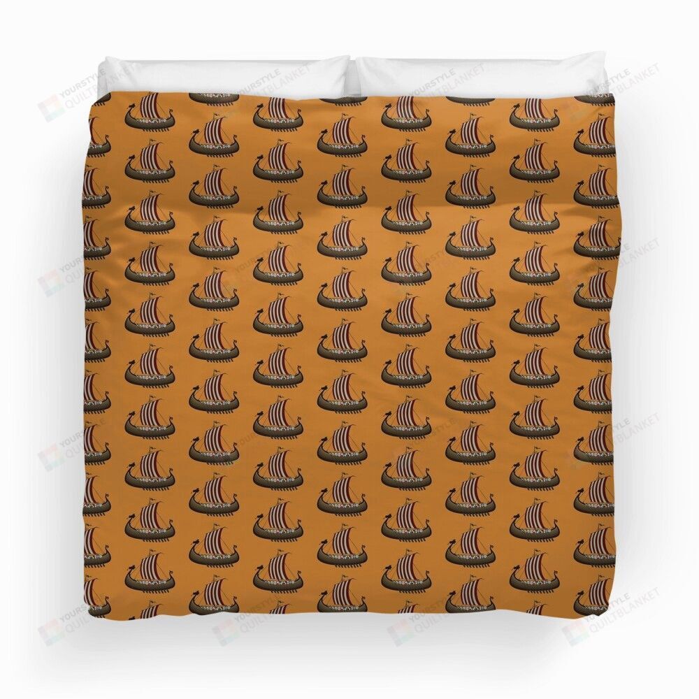 Vikings Pattern Duvet Cover Bedding Set