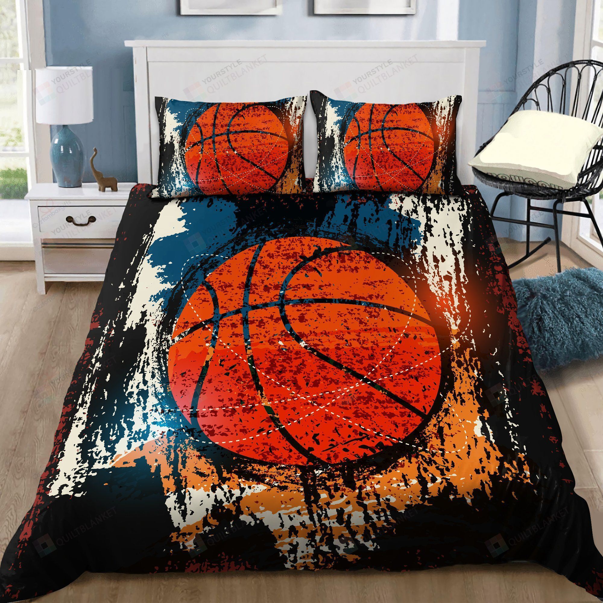 Basketball Bedding Set Bed Sheets Spread Comforter Duvet Cover Bedding Sets