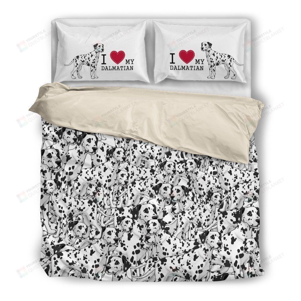 Dalmatian Cotton Bed Sheets Spread Comforter Duvet Cover Bedding Sets