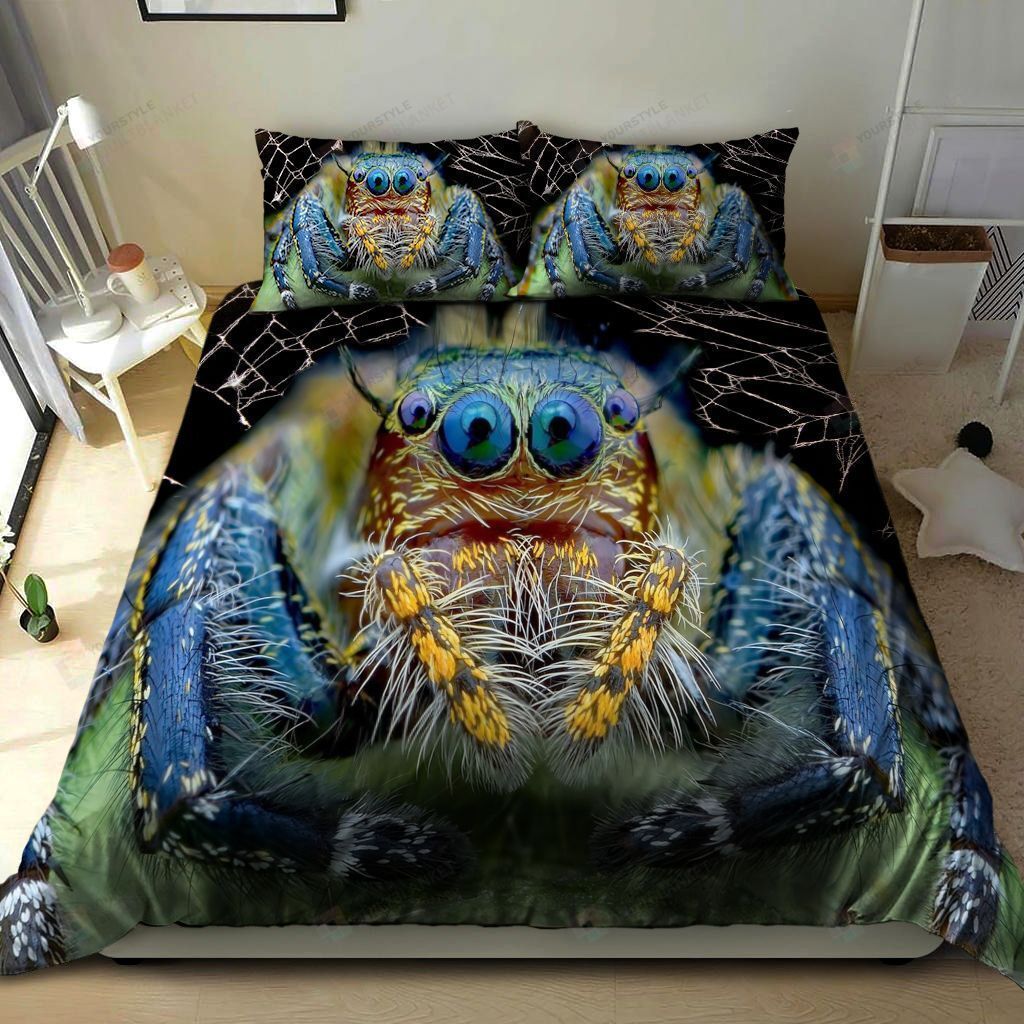 Spider Cotton Bed Sheets Spread Comforter Duvet Cover Bedding Sets