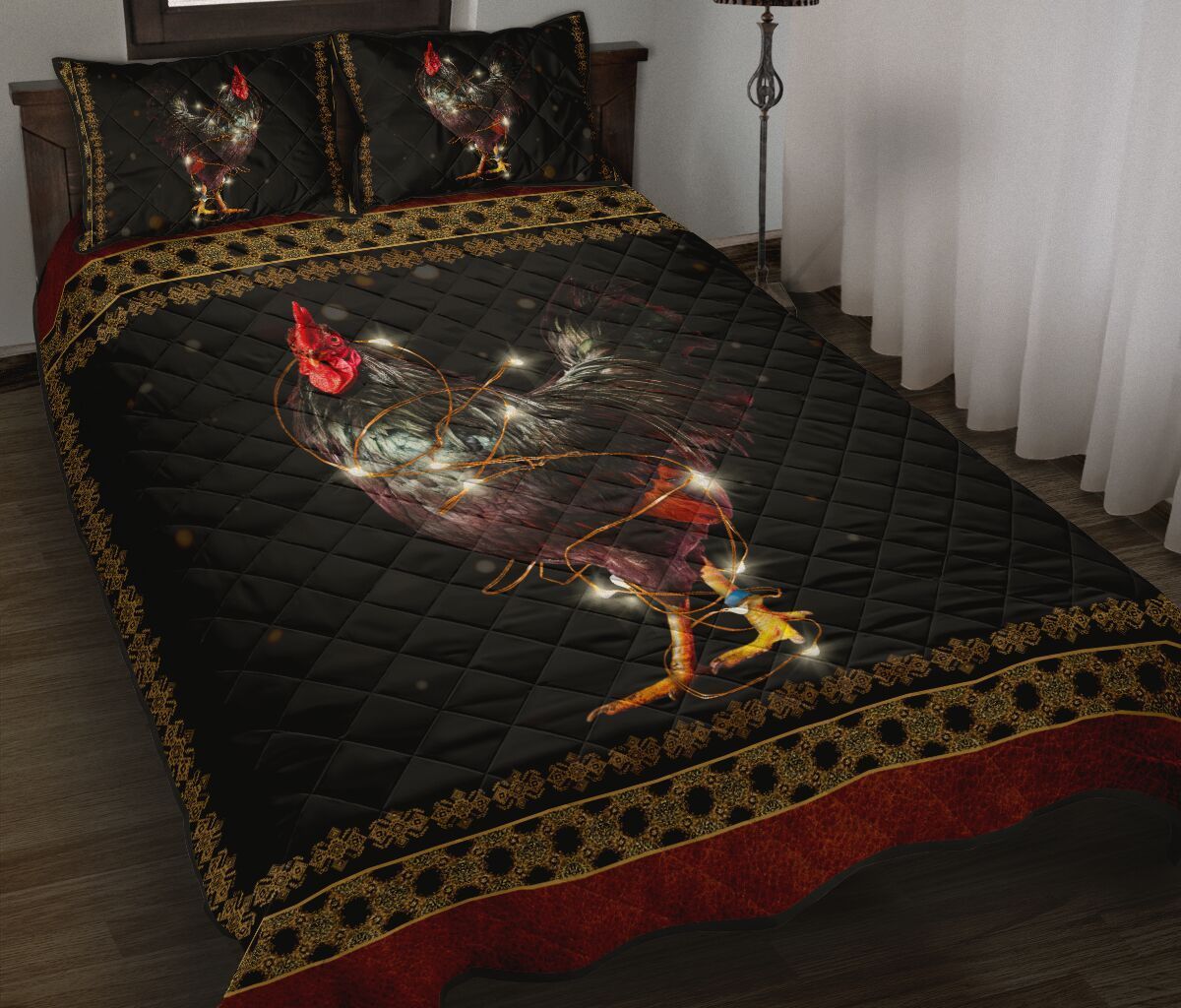Chicken Native Style Quilt Bedding Set