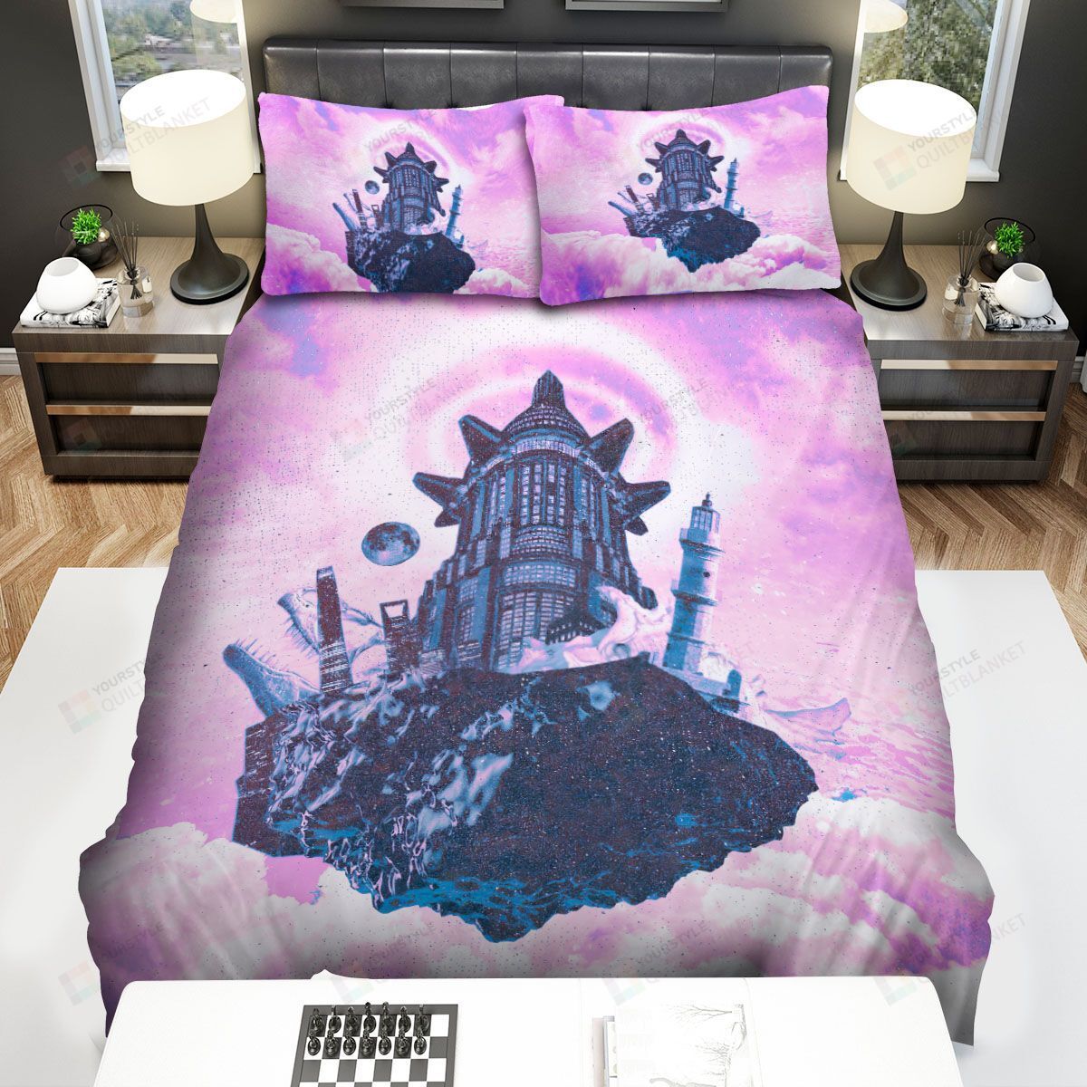 Metropolis Galleons Bed Sheets Spread Comforter Duvet Cover Bedding Sets