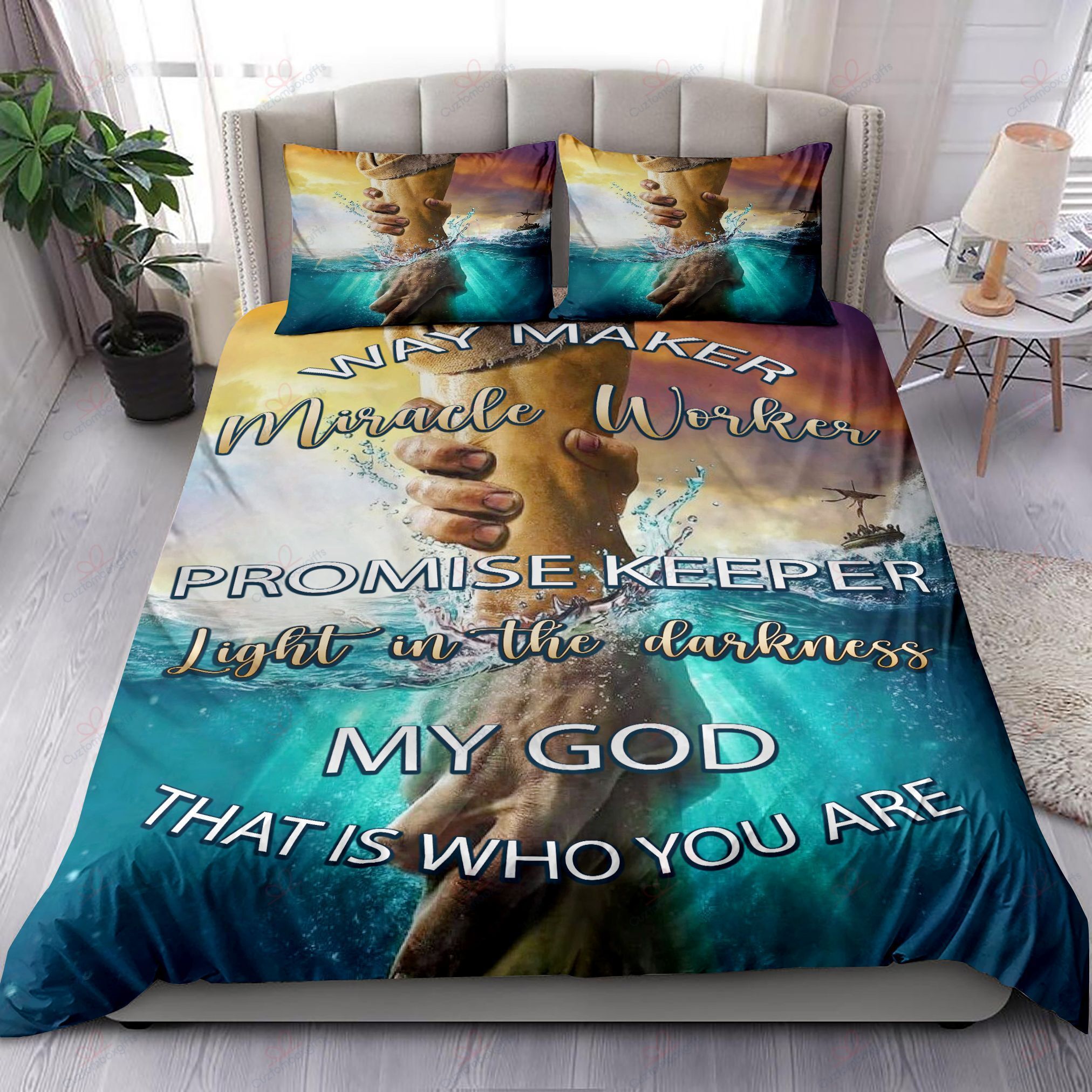 Jesus My God That Is Who You Are Bedding Set Bed Sheets Spread Comforter Duvet Cover Bedding Sets