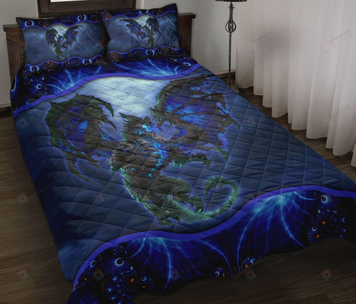 Dragon Quilt Bedding Set