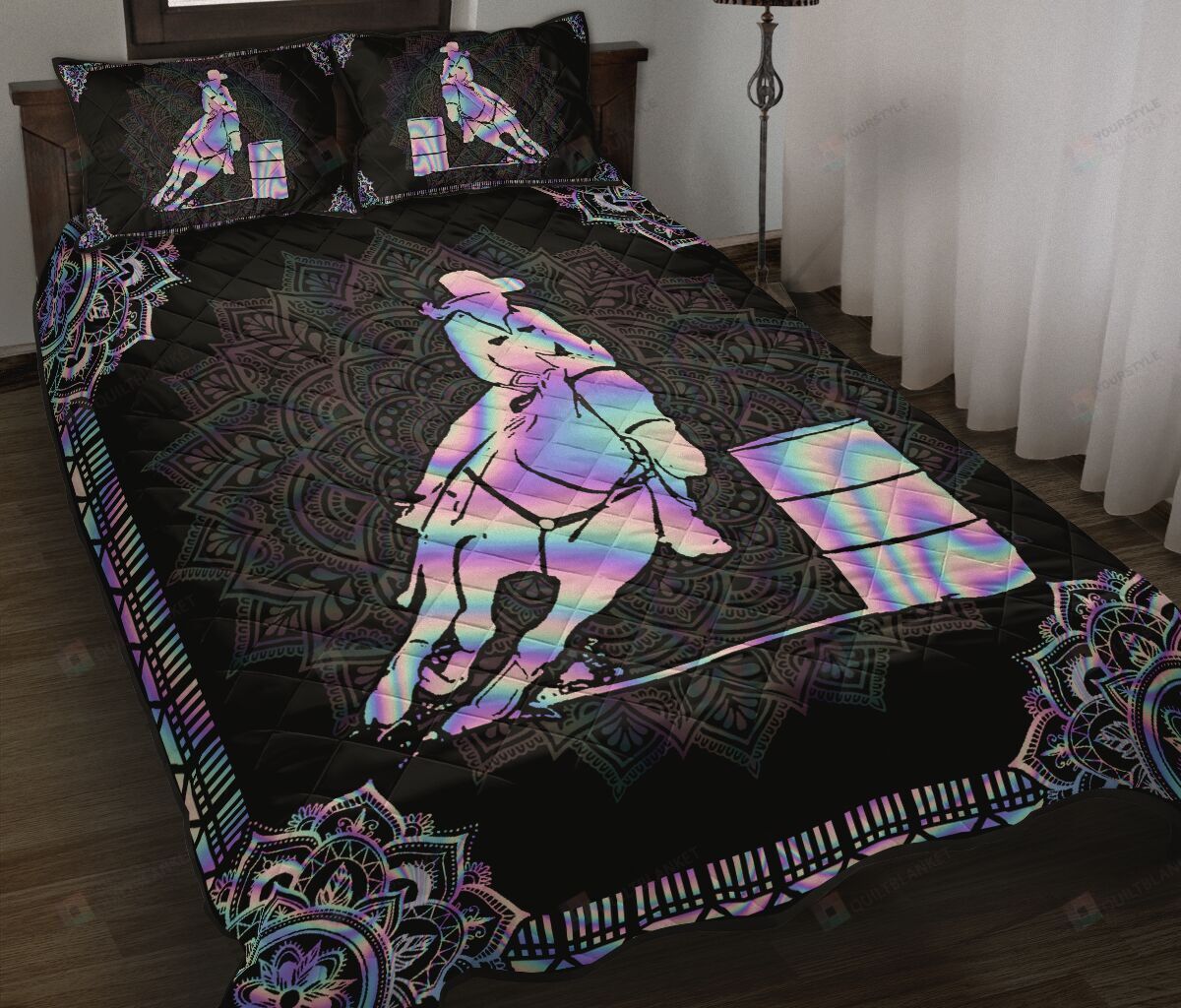 Love Horses Quilt Bedding Set