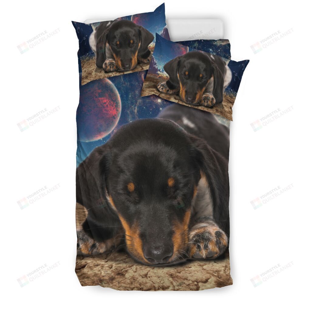 Dachshund Sleeping Bedding Set Cotton Bed Sheets Spread Comforter Duvet Cover Bedding Sets