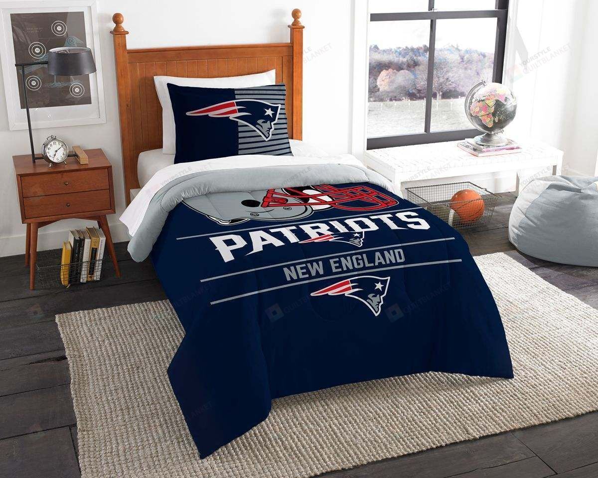 New England Patriots Bedding Set (Duvet Cover & Pillow Cases)