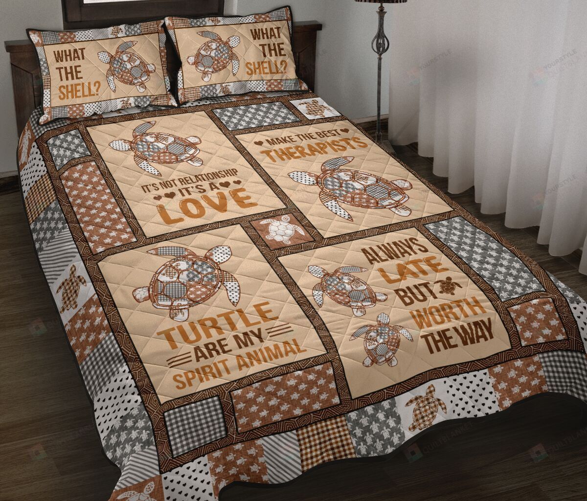 Turtle  Quilt Bedding Set