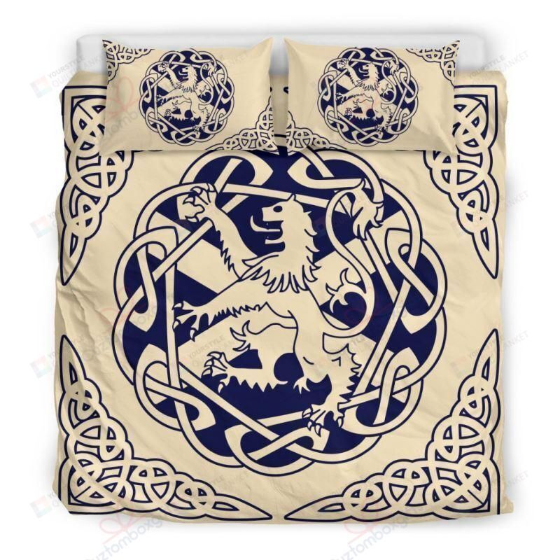 Scottish Lion Luxury Bed Sheets Spread Duvet Cover Bedding Set