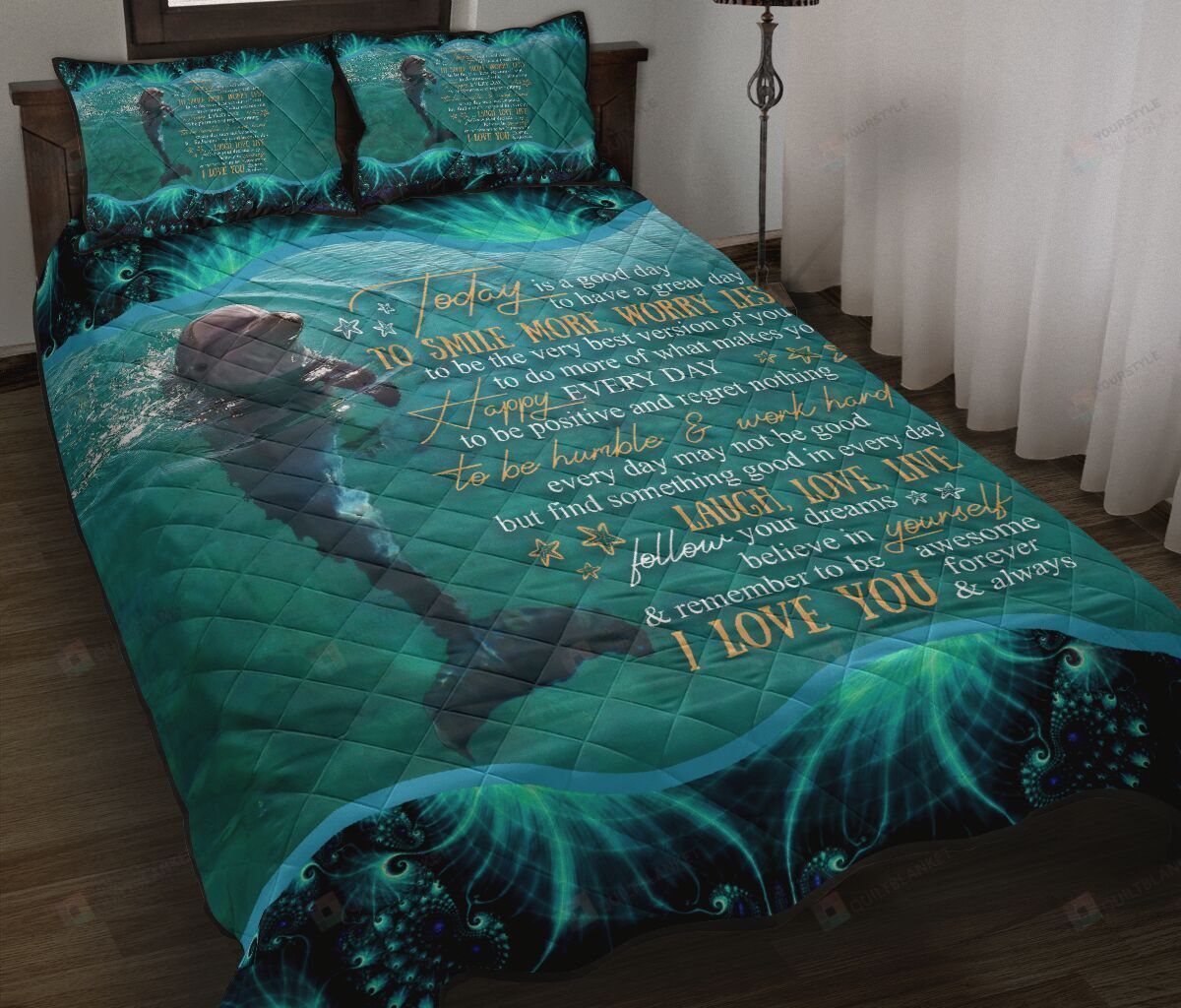 Dolphin Quilt Bedding Set