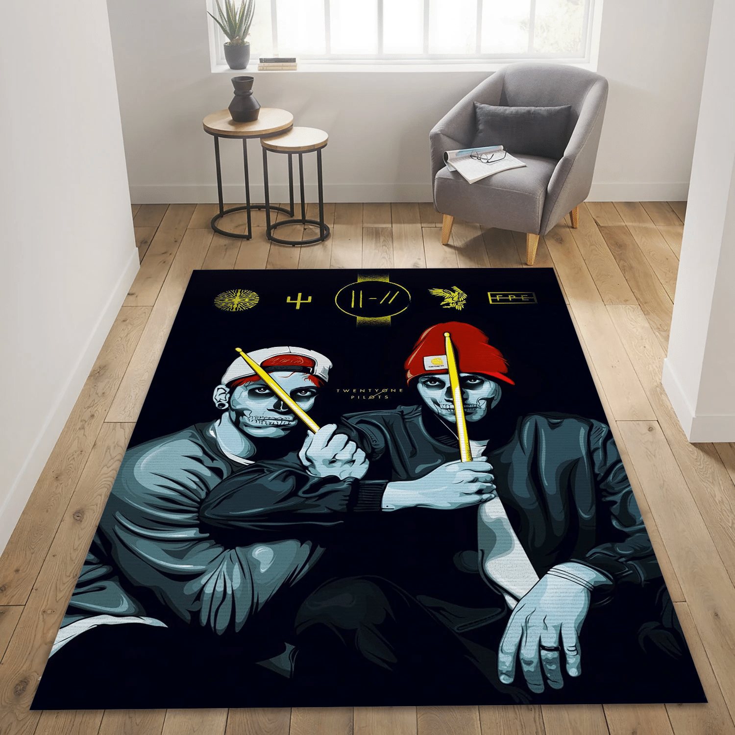 Twenty One Pilots 1 Music Area Rug For Christmas, Living Room  Rug - Christmas Gift US Decor - Indoor Outdoor Rugs