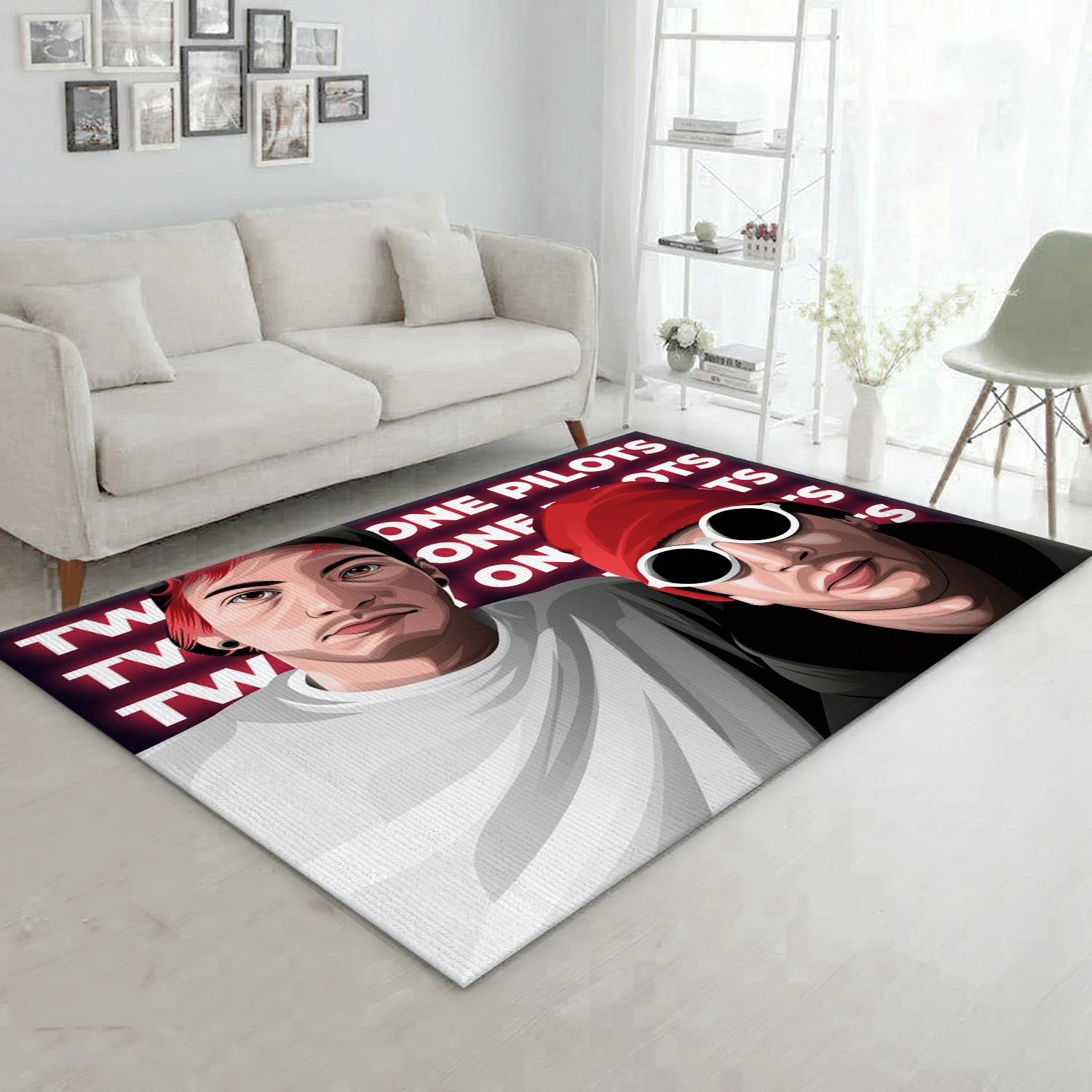 Twenty One Pilots 4 Music Area Rug Carpet, Living Room  Rug - US Gift Decor - Indoor Outdoor Rugs