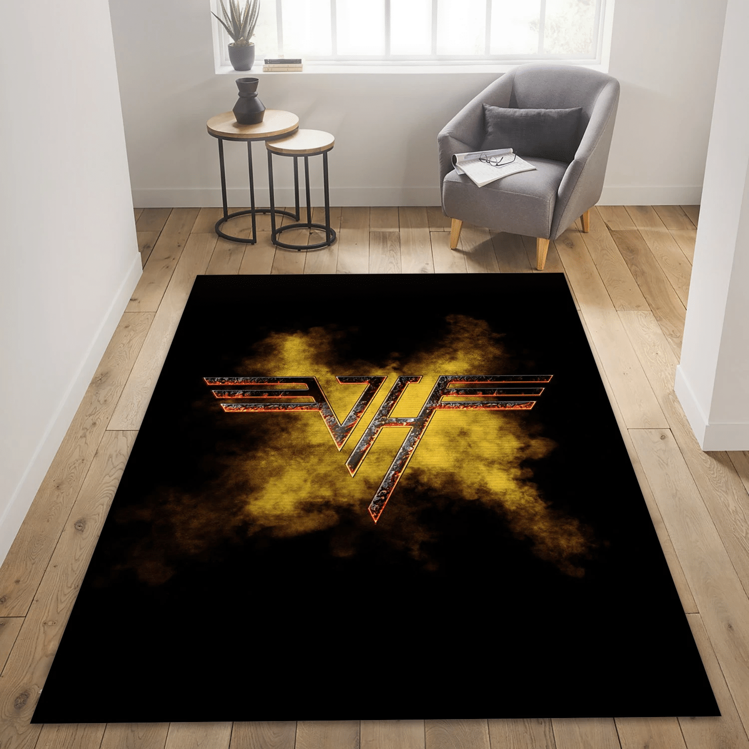 Van Halen Logo 6 Music Area Rug For Christmas, Living Room  Rug - Christmas Gift US Decor - Indoor Outdoor Rugs