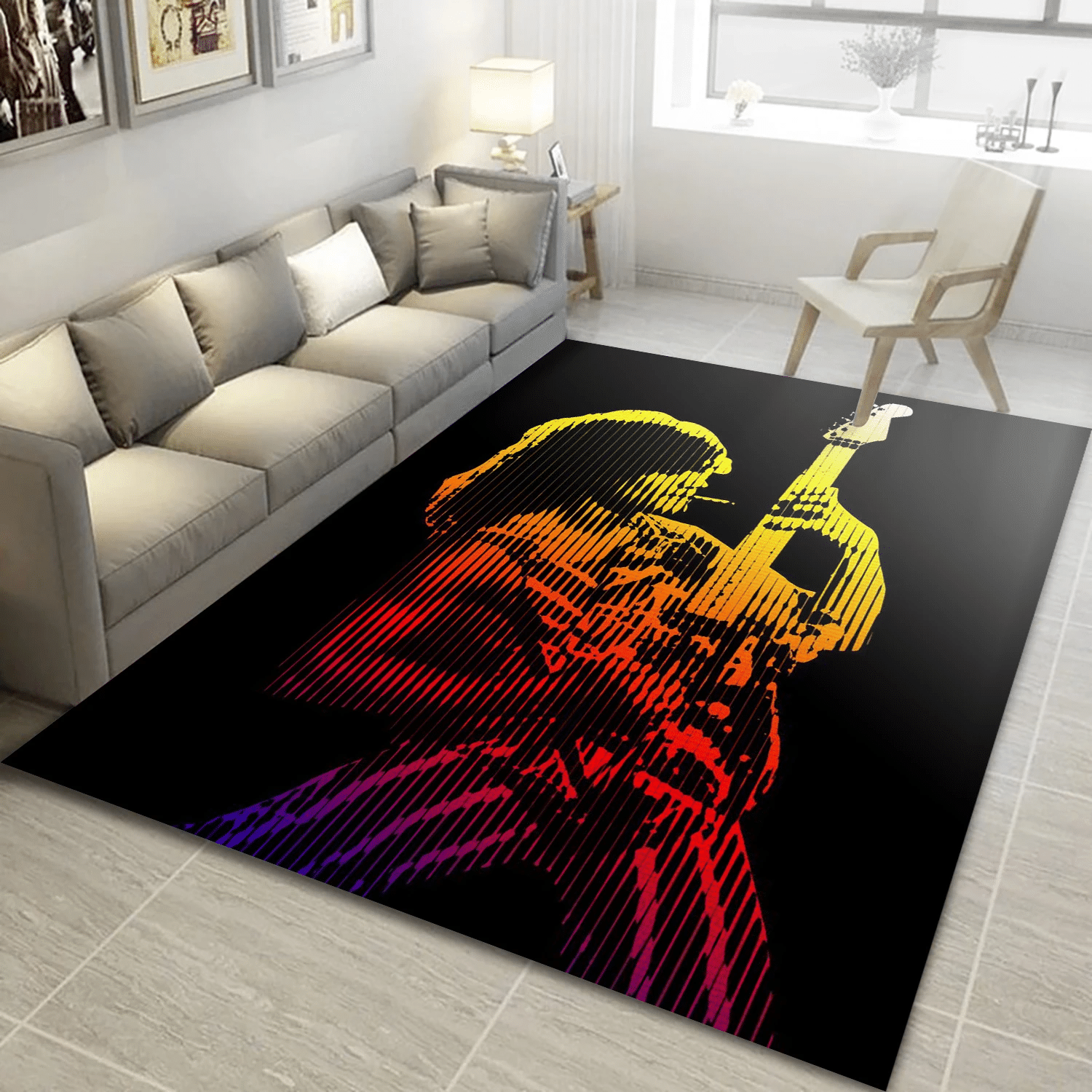 Van Halen Legend Band Music Area Rug For Christmas, Living Room  Rug - Floor Decor - Indoor Outdoor Rugs