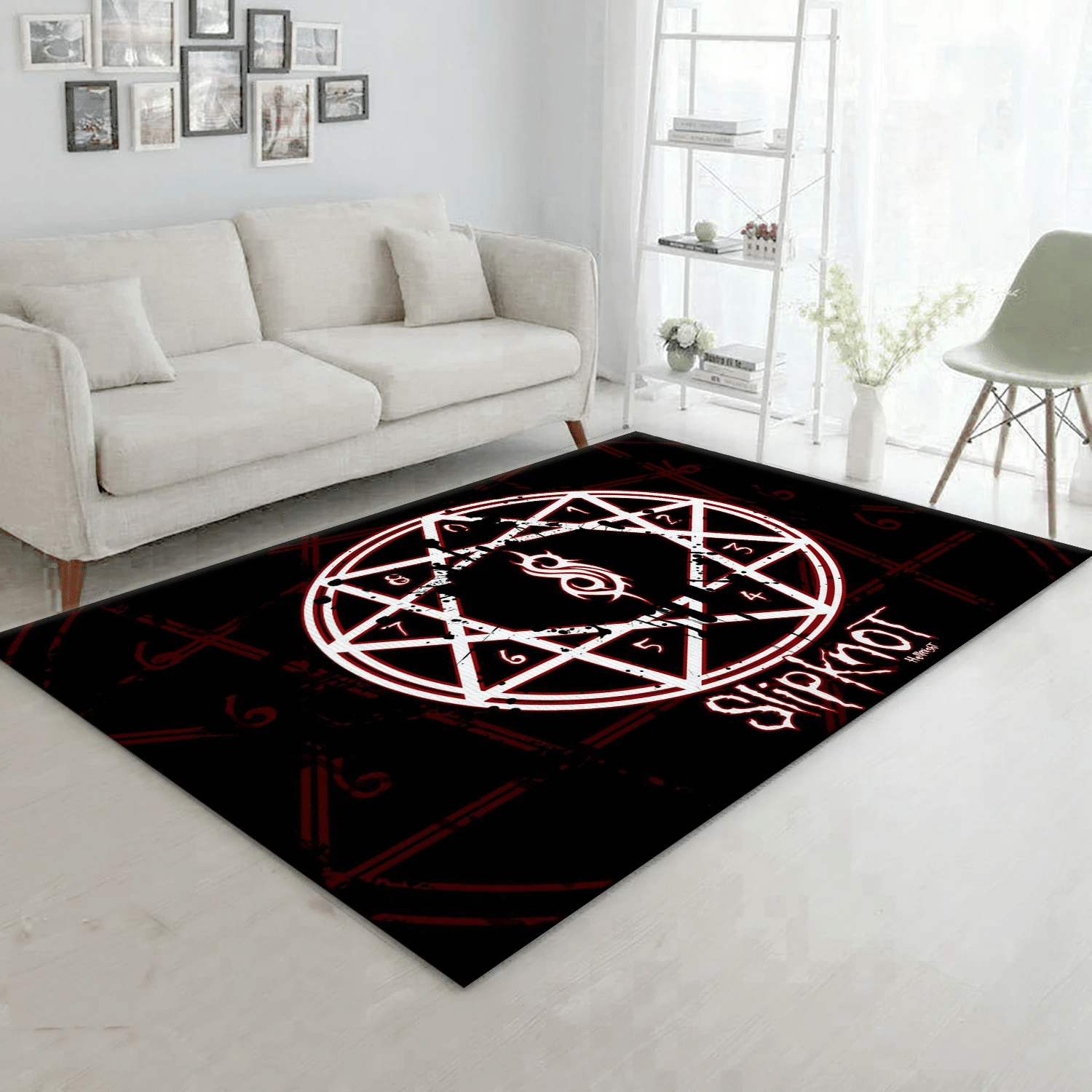 Slipknot Hellknight Music Area Rug For Christmas, Living Room  Rug - Christmas Gift US Decor - Indoor Outdoor Rugs