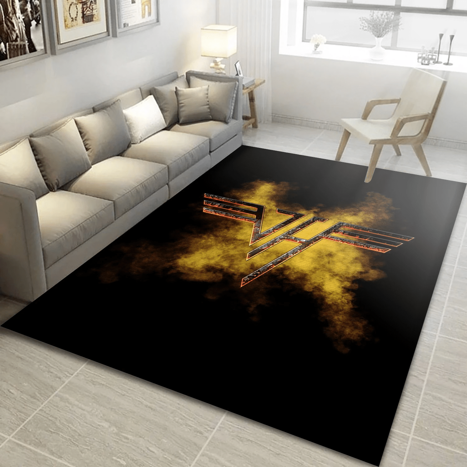 Van Halen Logo 6 Music Area Rug For Christmas, Living Room  Rug - Christmas Gift US Decor - Indoor Outdoor Rugs