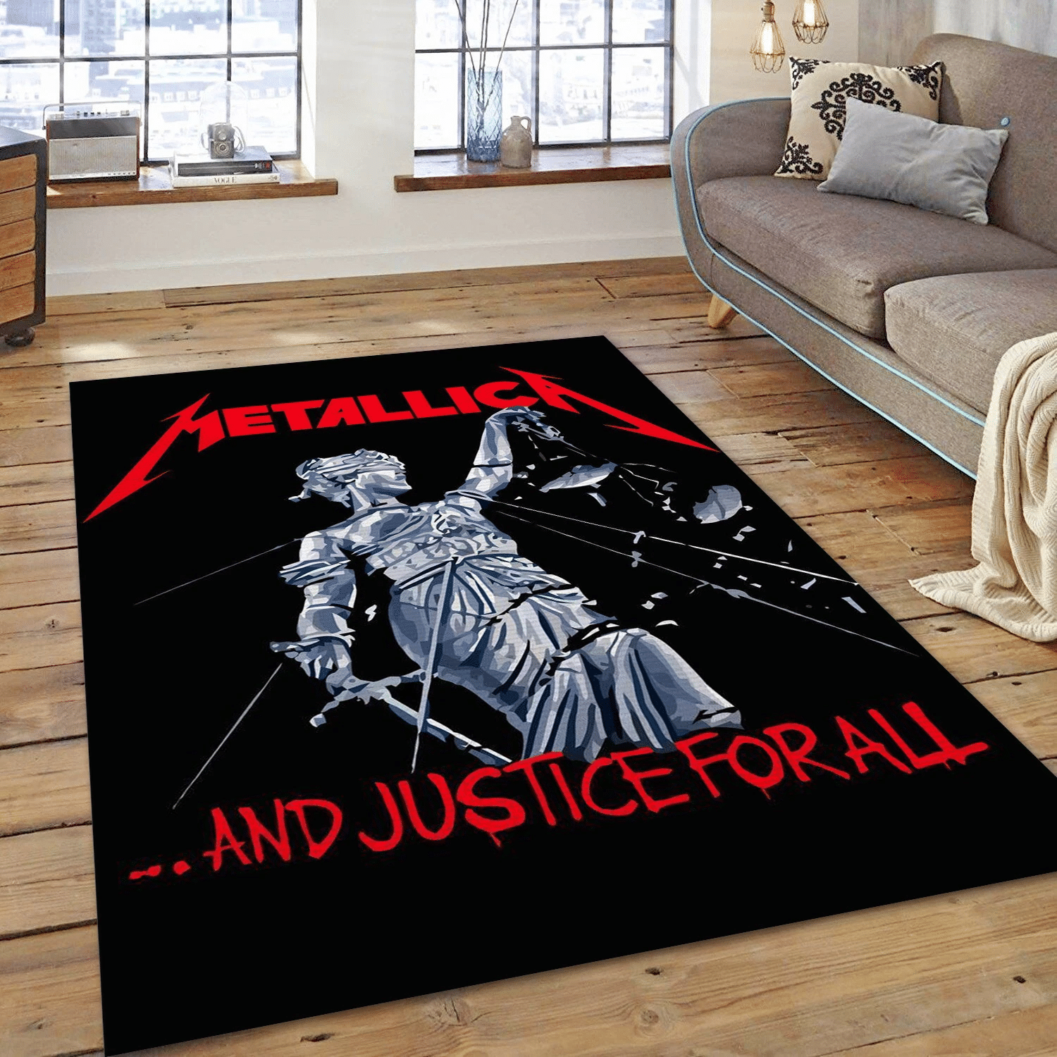 Wp7683645 Kill Em All Wallpapers Music Area Rug For Christmas, Living Room  Rug - Christmas Gift US Decor - Indoor Outdoor Rugs