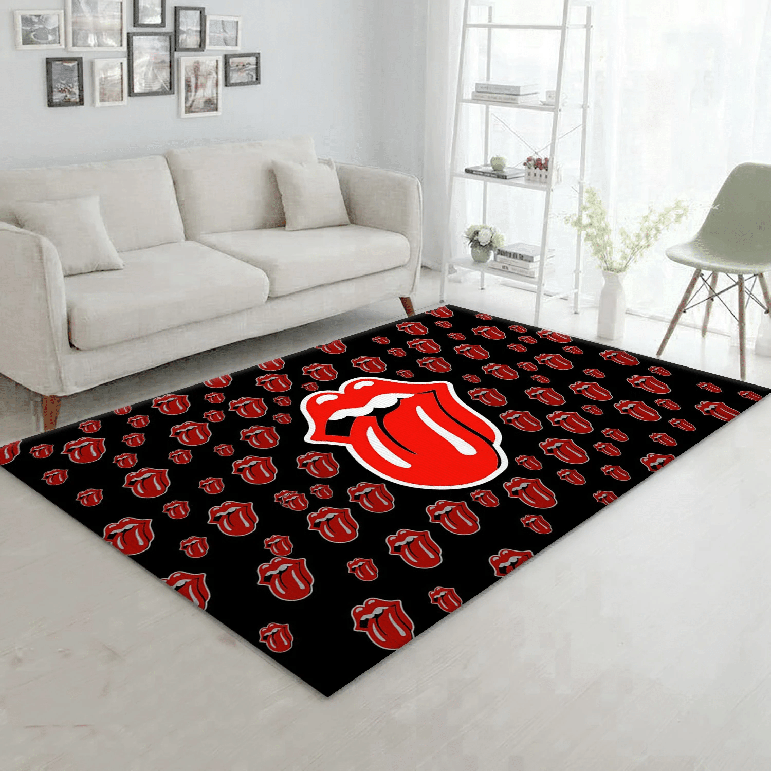 The Rolling Stones Rock Band 2 Music Area Rug Carpet, Living Room  Rug - US Gift Decor - Indoor Outdoor Rugs