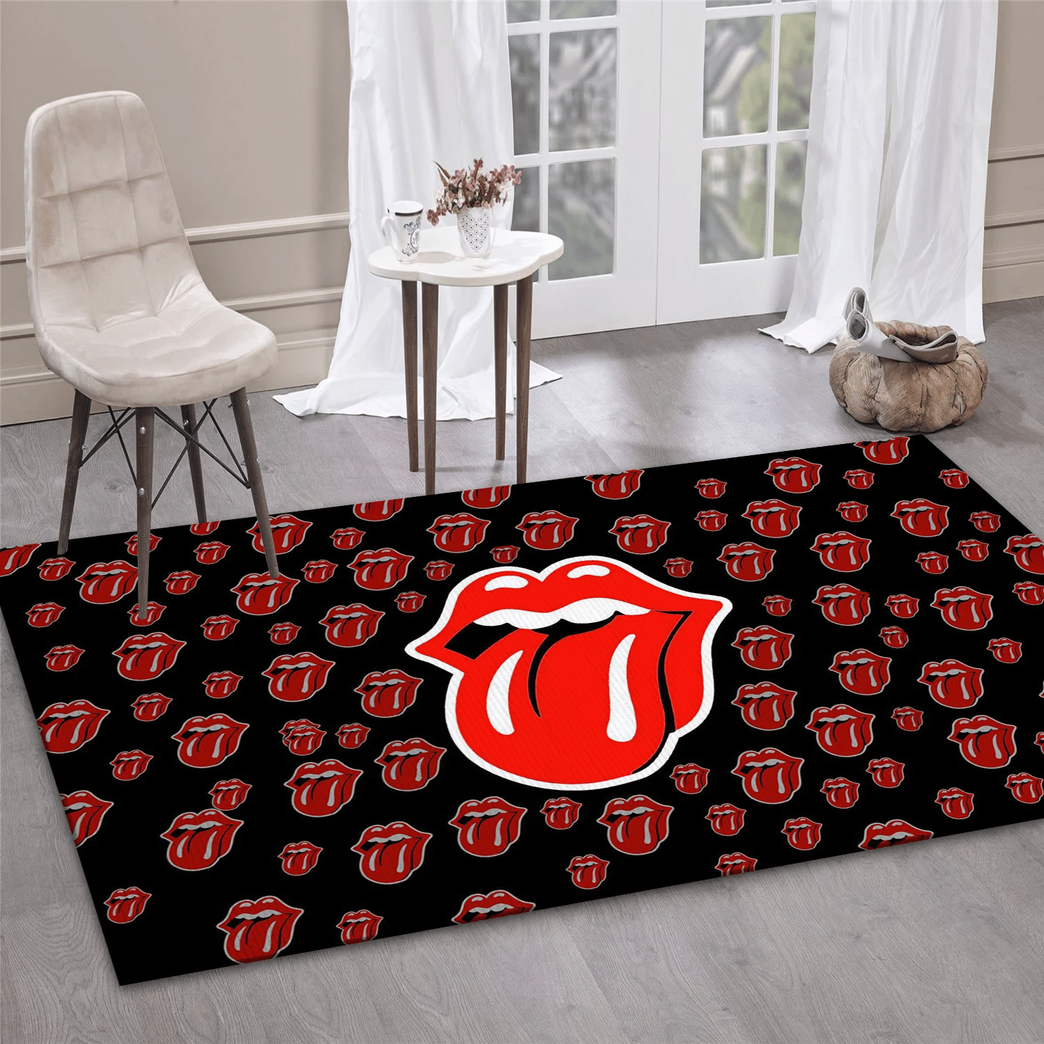 The Rolling Stones Rock Band 2 Music Area Rug Carpet, Living Room  Rug - US Gift Decor - Indoor Outdoor Rugs