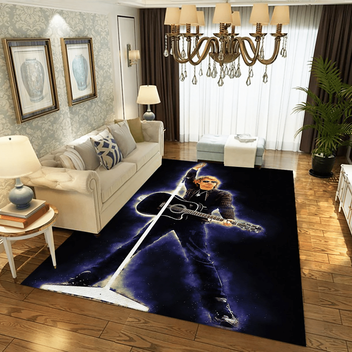 Spirit Of Bon Jovi Music Area Rug For Christmas, Living Room  Rug - Christmas Gift US Decor - Indoor Outdoor Rugs