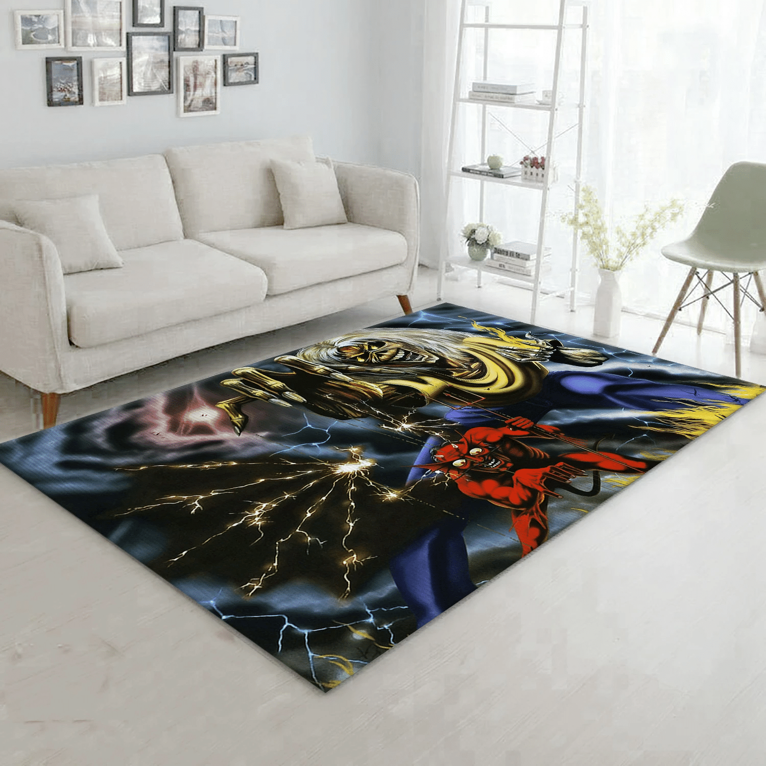 Iron Maiden Album 3 Area Rug, Living Room  Rug - Home Decor - Indoor Outdoor Rugs