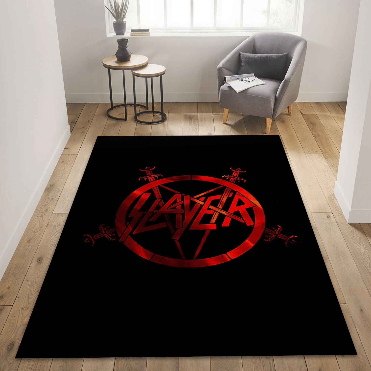 Slayer Band 1 Music Area Rug For Christmas, Living Room  Rug - US Gift Decor - Indoor Outdoor Rugs