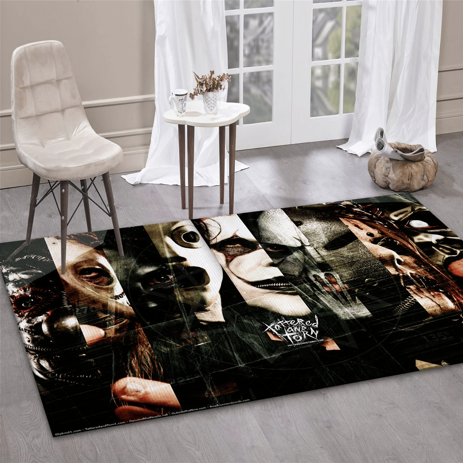 Slipknot Band 6 Music Area Rug For Christmas, Living Room  Rug - Home Decor - Indoor Outdoor Rugs