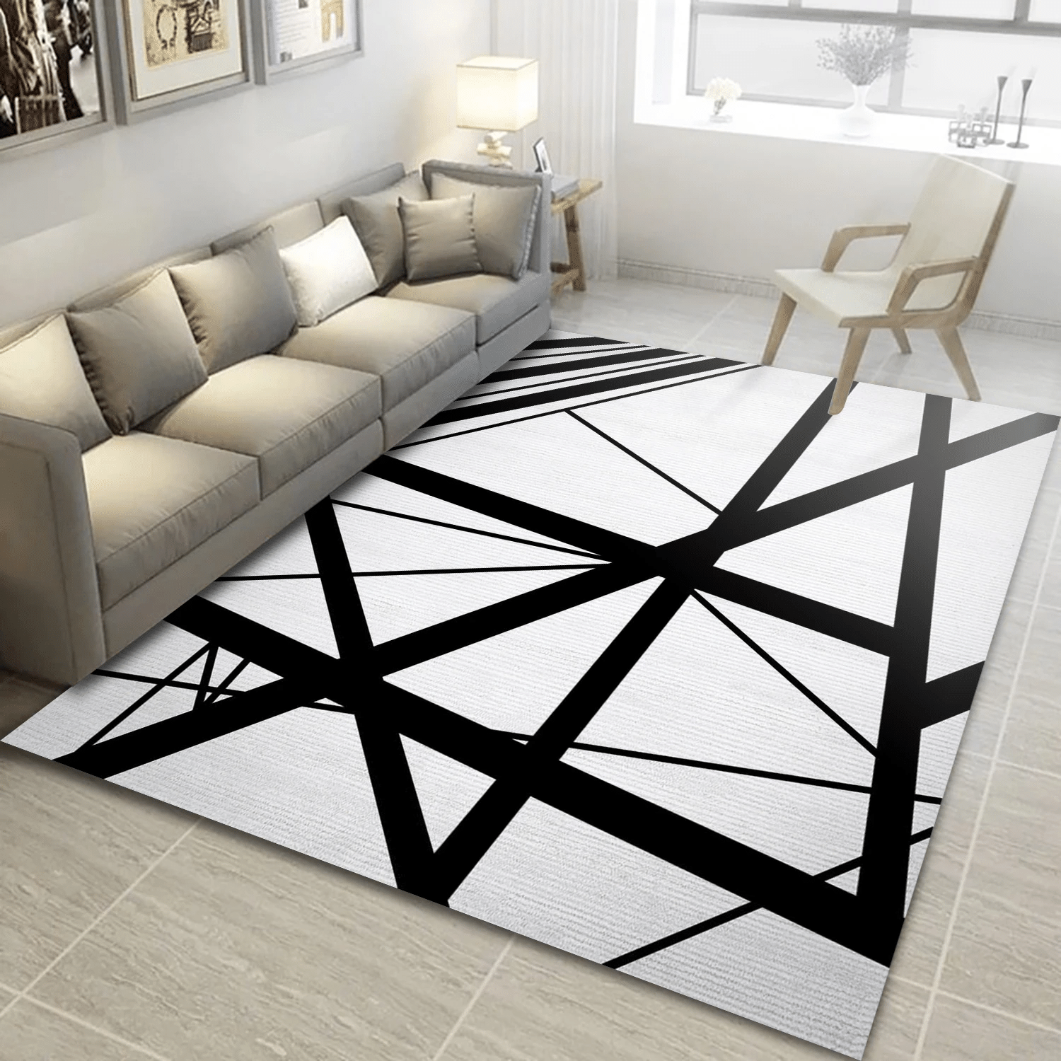 Van Halen Logo Black White Music Area Rug For Christmas, Living Room  Rug - Family Gift US Decor - Indoor Outdoor Rugs