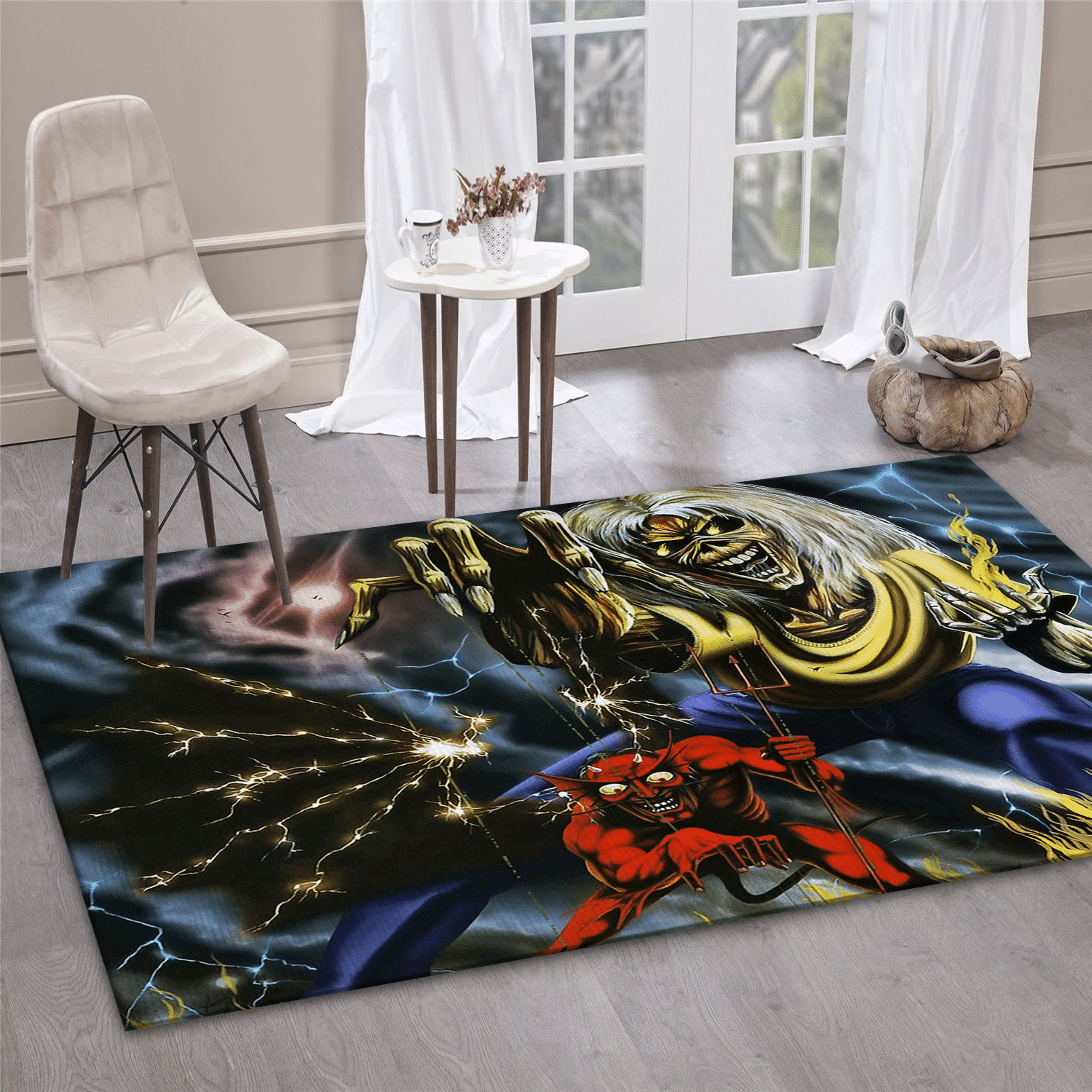 Iron Maiden Album 3 Area Rug, Living Room  Rug - Home Decor - Indoor Outdoor Rugs