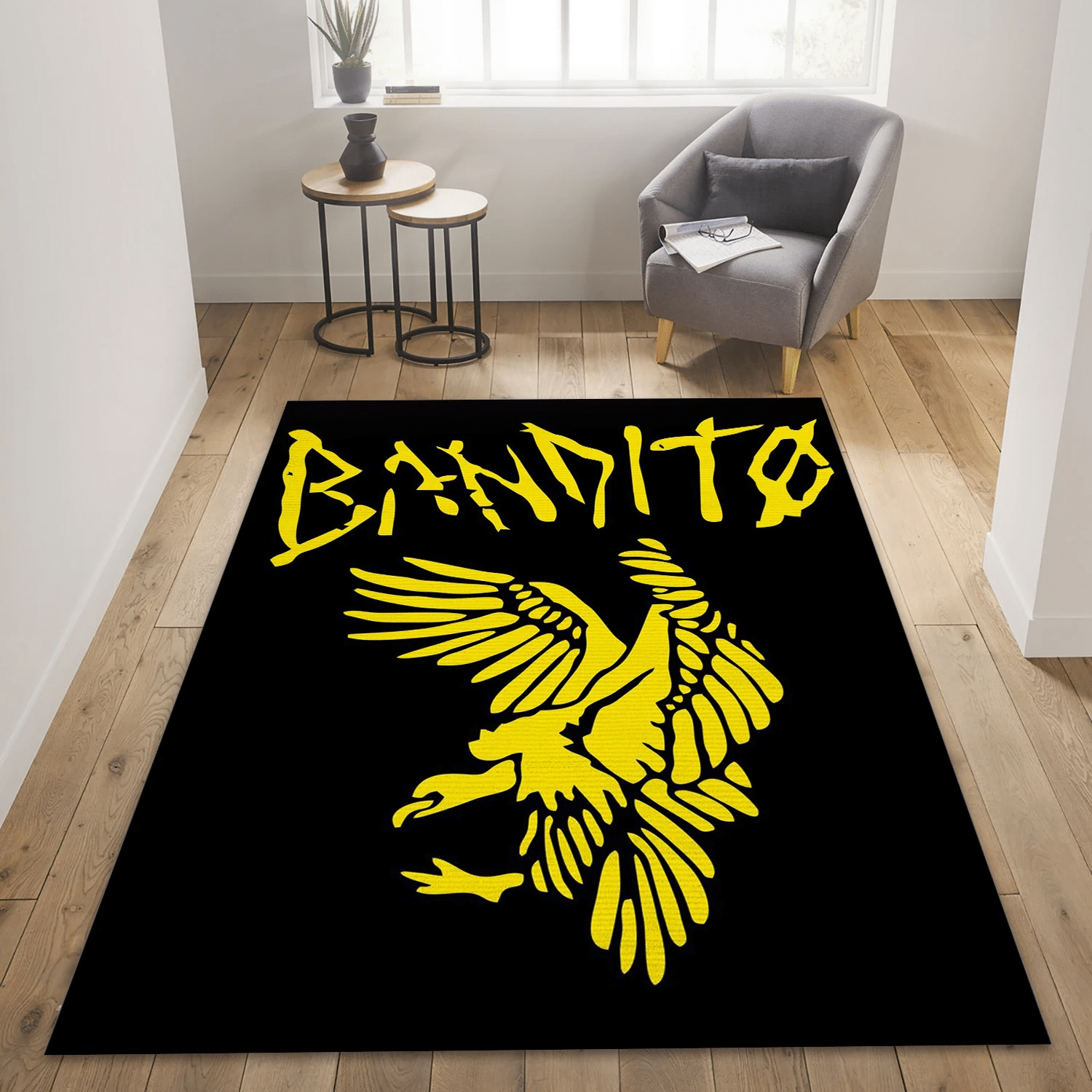 Bandito Twenty One Pilots Music Area Rug Carpet, Living Room  Rug - Family Gift US Decor - Indoor Outdoor Rugs