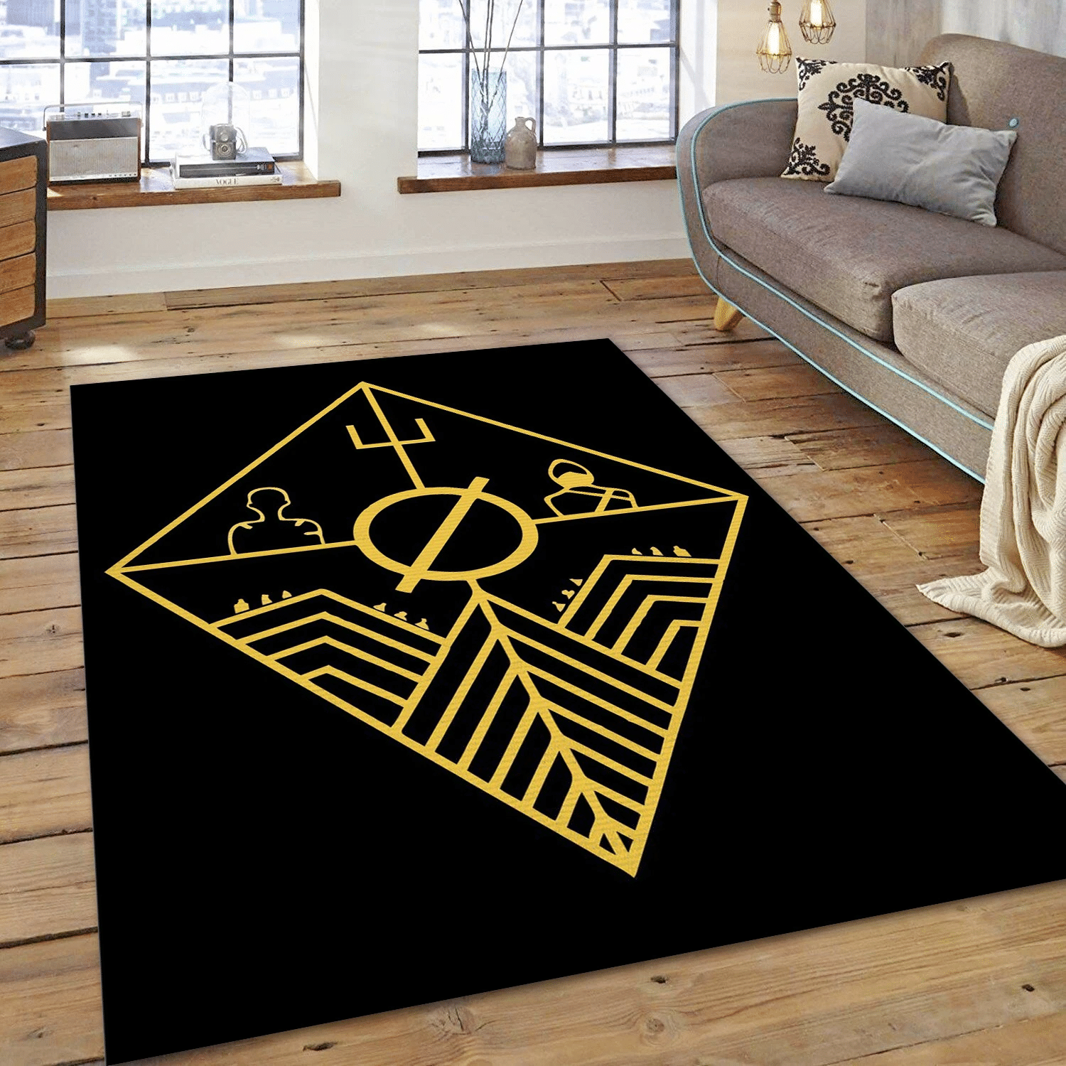 Trench Concept Art 21 Pilots Music Area Rug, Living Room  Rug - Floor Decor - Indoor Outdoor Rugs