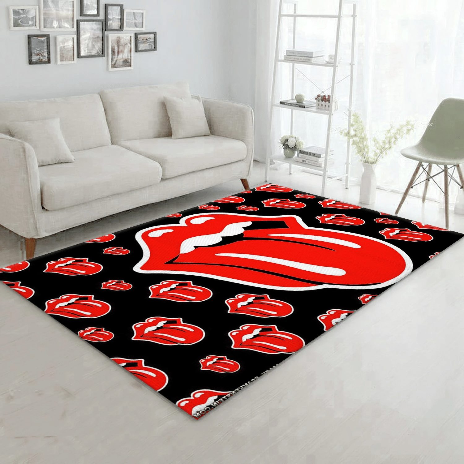 The Rolling Stones Icon Music Area Rug For Christmas, Living Room  Rug - Christmas Gift US Decor - Indoor Outdoor Rugs