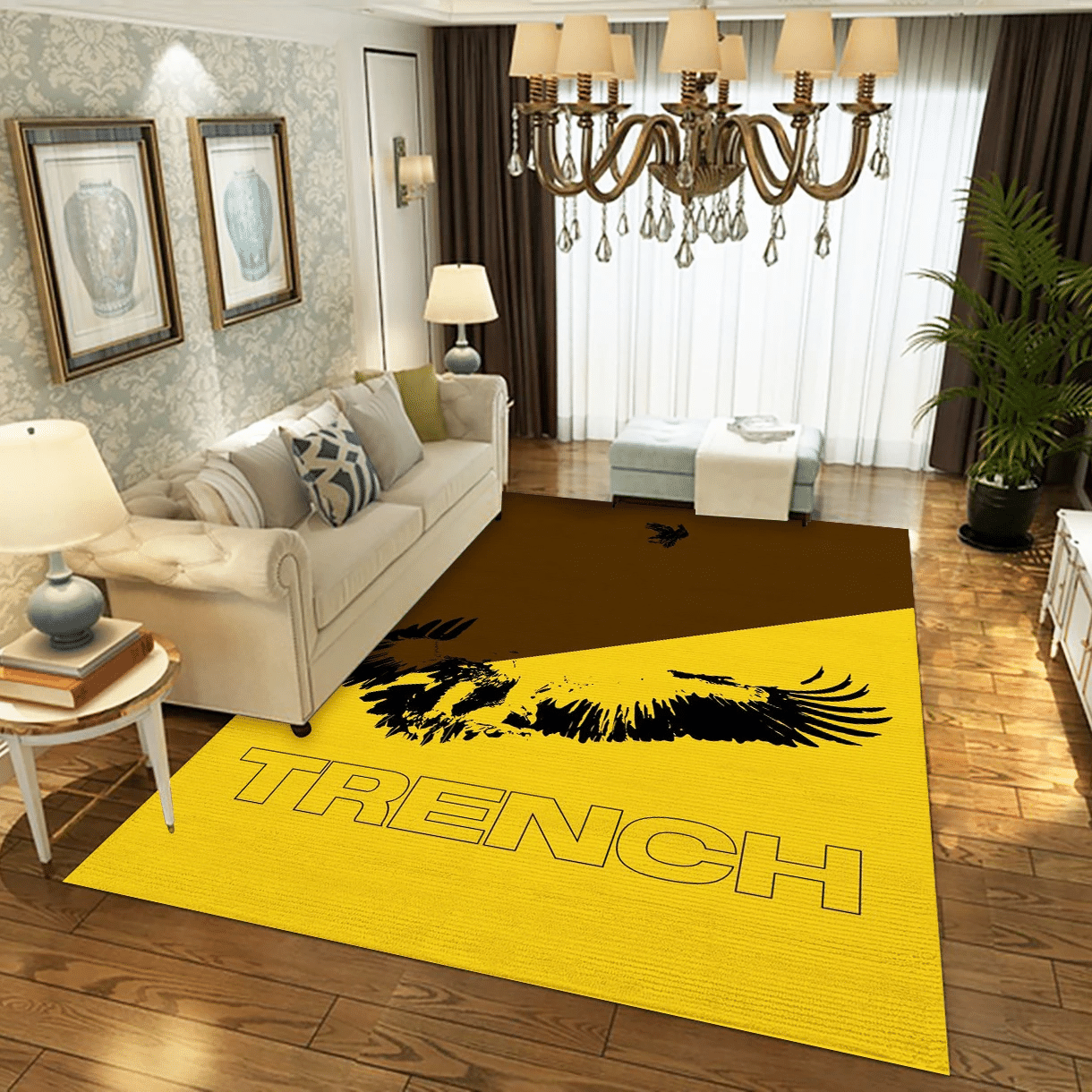 Trench Vulture Twenty One Pilots Music Area Rug Carpet, Living Room  Rug - Home Decor - Indoor Outdoor Rugs