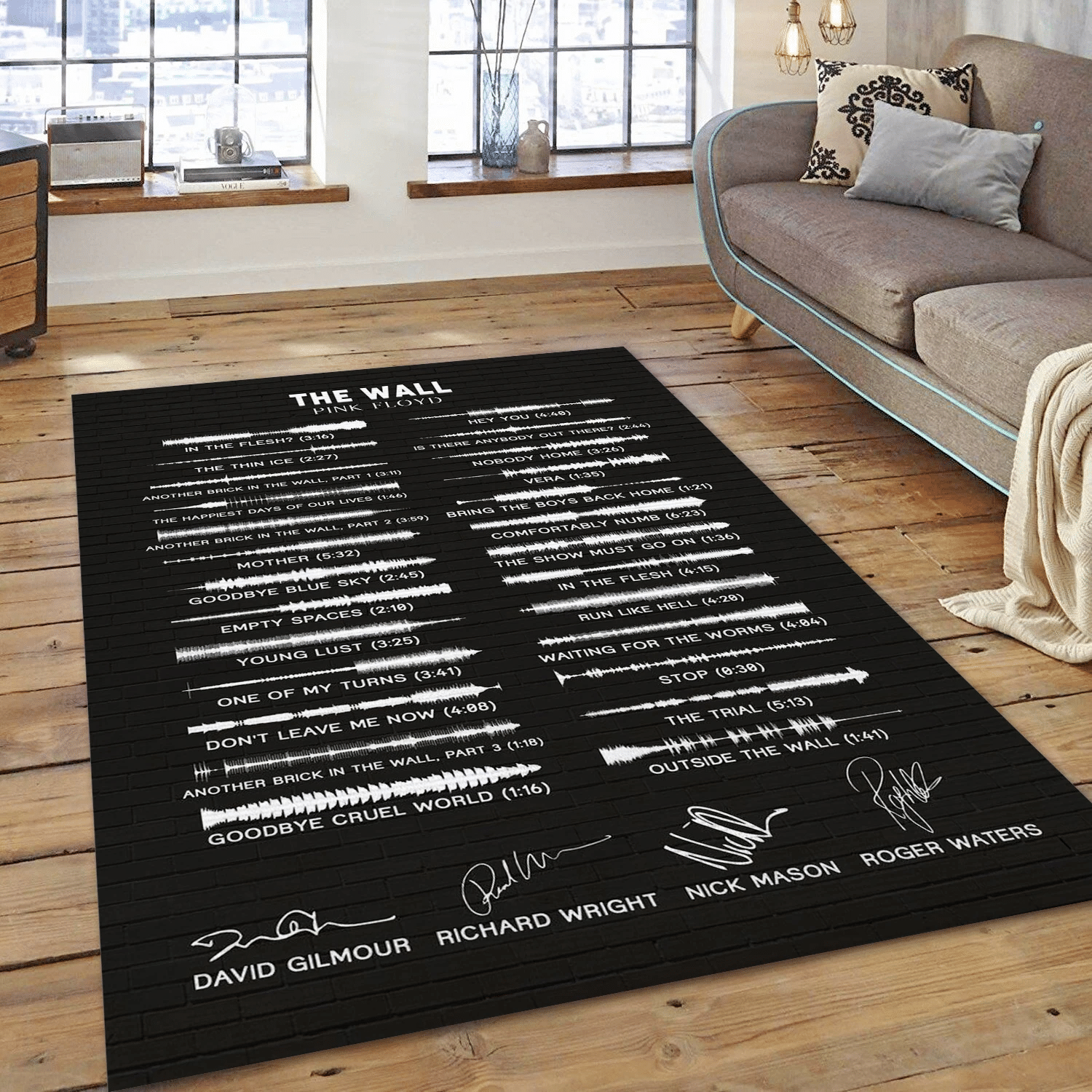 Pink Floyd The Wall 1 Music Area Rug Carpet, Living Room  Rug - Home Decor - Indoor Outdoor Rugs