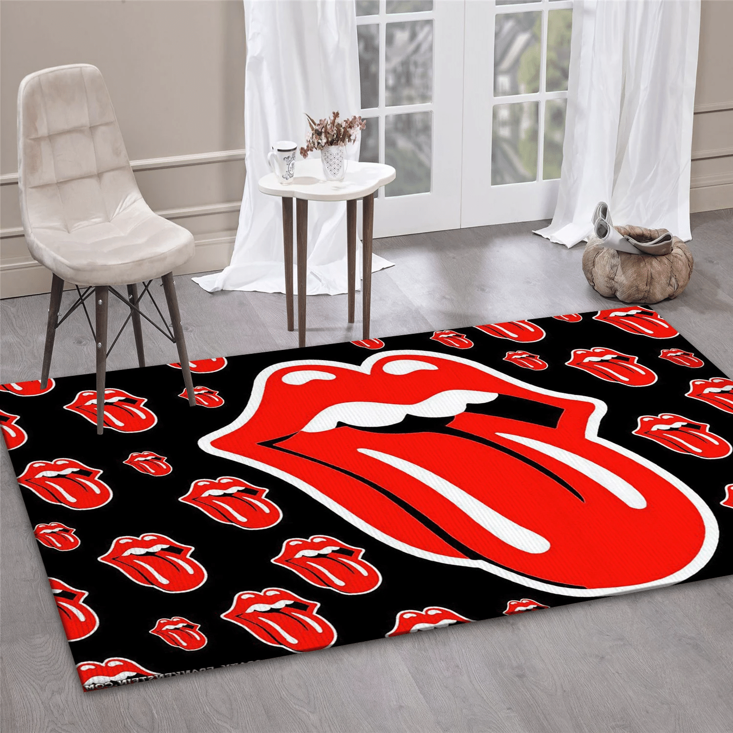 The Rolling Stones Icon Music Area Rug For Christmas, Living Room  Rug - Christmas Gift US Decor - Indoor Outdoor Rugs