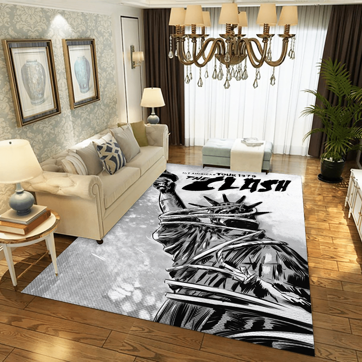 The Clash Tour 1979 Music Area Rug For Christmas, Living Room  Rug - US Gift Decor - Indoor Outdoor Rugs