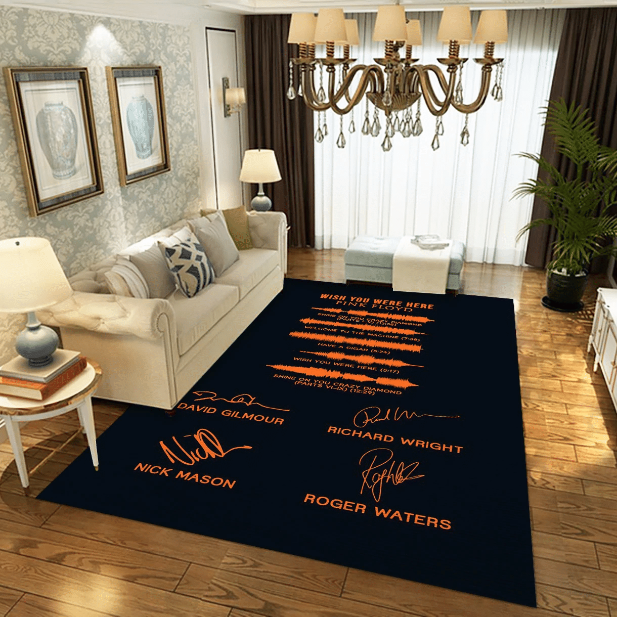 Pink Floyd Wish You Were Here Music Area Rug Carpet, Living Room  Rug - Floor Decor - Indoor Outdoor Rugs