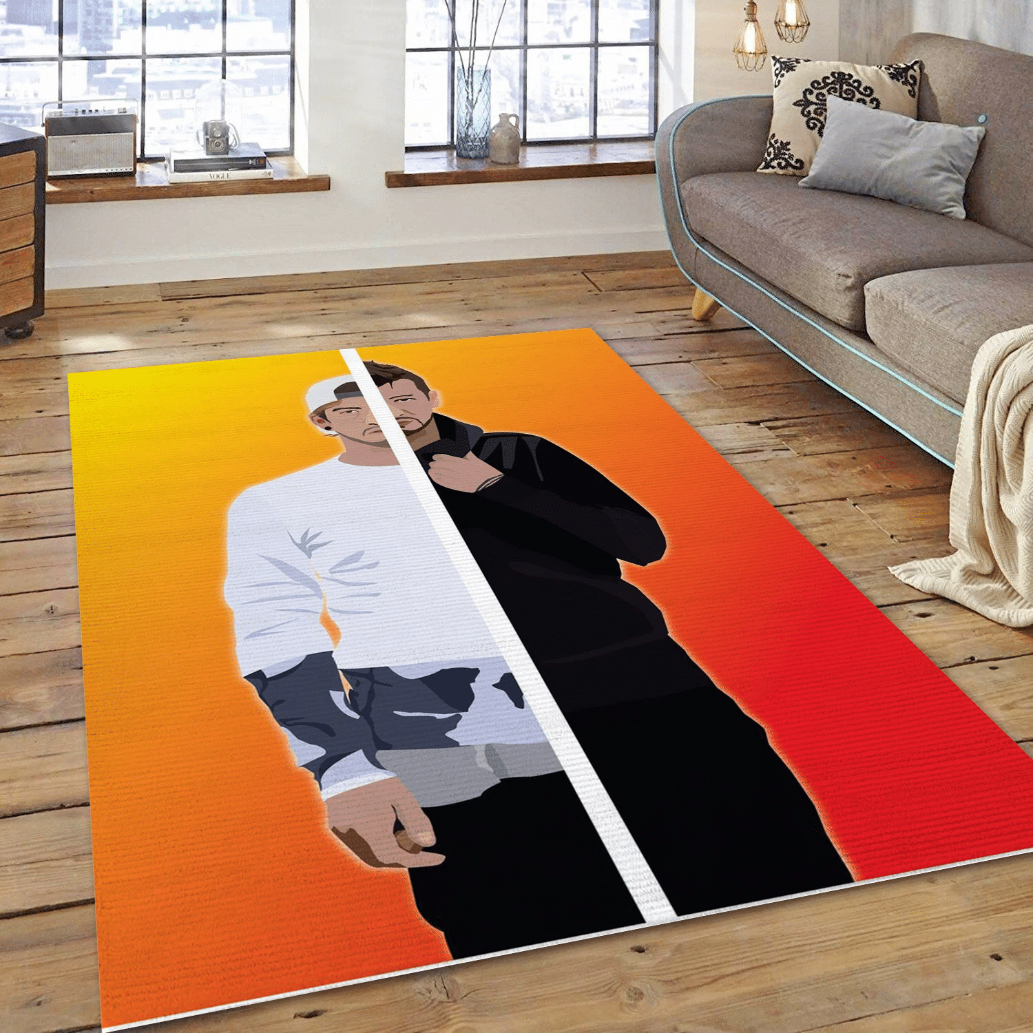 Twenty One Pilots Gardient Music Area Rug, Living Room  Rug - Christmas Gift US Decor - Indoor Outdoor Rugs